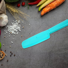 Silicon Non - Stick Heat Resistant Kitchen Spatula & Butter Knife Flexible Rubber Scrapers - justgrabit.in | Just Grab It