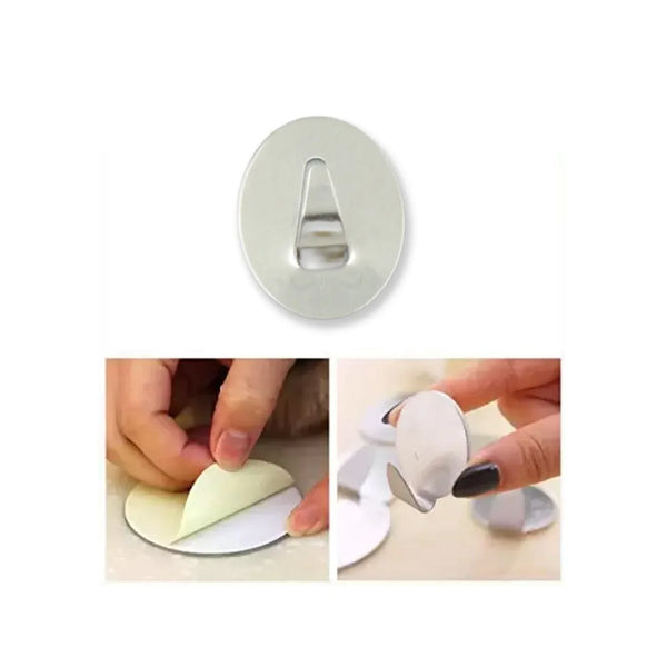 Multipurpose Small Stainless Steel Wall Hanging Hook 36 pc - Justgrabit Inc.
