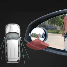 Car Blind Spot Side Mirror Round HD Glass Blindspot Mirror (2 Pcs Set) - justgrabit.in | Just Grab It