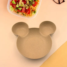 Mickey Mouse Shape Plates for Kids, BPA Free, & Unbreakable Children’s Food Plate, Kids Bowl, Fruit Plate, Baby Cartoon Pie Bowl Plate, Tableware (1 Pc) - Justgrabit Inc.