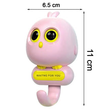 Self Adhesive Wall Hooks Eye Catching Cute Bird Hook, Automatic Open Close Eyes Creative wall Hook (1 Pc) - justgrabit.in | Just Grab It