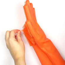 Silicone Glove with Multi - Function Blade for Cutting and Cleaning Vegetables Fruit and Other Cultures Gardening Tool (1 Pc) - justgrabit.in | Just Grab It