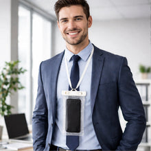 White Waterproof Phone Pouch Bag, Mobile cover (1 Pc) - justgrabit.in | Just Grab It