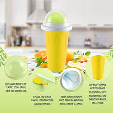 Smoothies Maker Cup, Magic Quick Frozen Smoothies Cup Cooling Cup Double Layer Squeeze Cup Slushy Maker (1 Pc) - Justgrabit Inc.