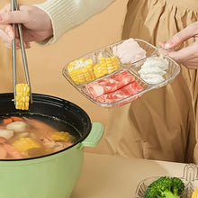 Plastic Kitchen Trays for Serving (4 Compartment / 1 Pc) - Justgrabit Inc.