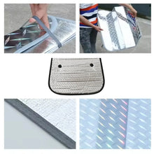 Car Windshield Sun Shade, Blocks UV Rays Sun Visor Protector, Keeps Your Vehicle Cool Sunshade for Cars, SUVs, Trucks, and Vans (80×35 Cm) - Justgrabit Inc.