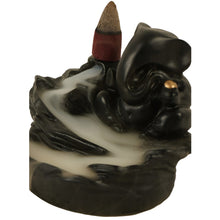 Smoke Fountain Ganesha Idol Decoration Items 8 Pc Backflow Incense Cones (1 pc) - justgrabit.in | Just Grab It