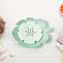 Plastic Flowers Soap Dish Bathroom Accessories Set Shower Gift ,Sabudani (1 Pc) - justgrabit.in | Just Grab It