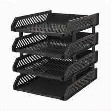 4 - Layer Multifunctional File Rack with Drawers for Office Desk - Justgrabit Inc.
