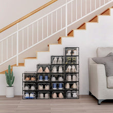 Big Plastic Stackable Shoe Storage Box (1 Pc / 37x27x19 Cm) - justgrabit.in | Just Grab It
