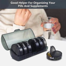 Weekly Pill Organizer 2 Times a Day Travel 7 Day Pill Box Twice a Day Daily Medicine Pill Case with Large Compartments - justgrabit.in | Just Grab It