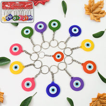 Evil Eye Rubber / Silicone Keychain (12 Pcs Set / Mix Color) - justgrabit.in | Just Grab It