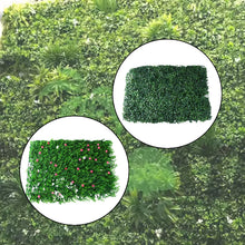Artificial Plants Wall Topiary Wall Greenery Mat Wall Backdrop (1 Pc Mix Design) - justgrabit.in | Just Grab It