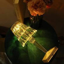 Romantic Crystal Table Lamp, Diamond Lamp, 16 Colors, 6 Brightness Level, Touch / Remote Control Switch, SUB Charging, Lampshade Night Light, Bedroom Bedside, Living Room Decoration - Justgrabit Inc.