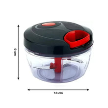 Manual Food Chopper, Compact & Powerful Hand Held Vegetable Chopper / Blender - Justgrabit Inc.