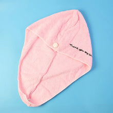 Ultra Soft Microfiber Hair Drying Towel Wrap with Button Lock (1 Pc) - justgrabit.in | Just Grab It