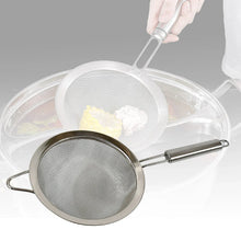 Mesh Sieve Quality Stainless Steel Fine Mesh Strainer with Sturdy Handle and Hook, Ideal for Tea Coffee, Rice, Powder, Fruit Etc Kitchen Food Kitchen Utensil - Justgrabit Inc.