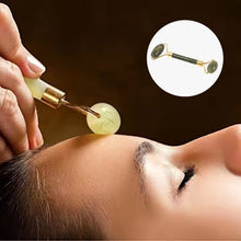 Dual - Headed Jade Facial Massage Roller (1 Pc) - justgrabit.in | Just Grab It