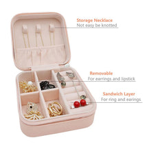 Mini PU Leather jewellery Box for Travel & Storage - justgrabit.in | Just Grab It
