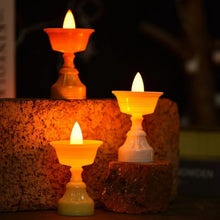 Set of 12 White Water Sensor LED Diyas - Justgrabit Inc.