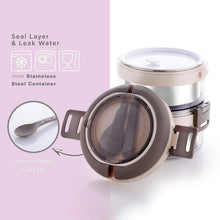 Ganesh Steko - 2 Double Layer Stainless Steel Insulated Lunch Box Set - Justgrabit Inc.