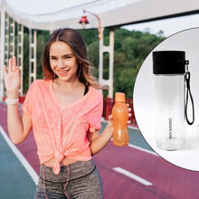 Outdoor Sport Glass Water Bottle With Steel Lid / 500 Ml Approx) - Justgrabit Inc.