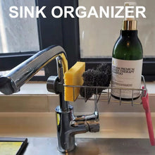 Soap, Sponge Holder, Stainless Steel Sink, Caddy Organizer (1 Pc) - Justgrabit Inc.