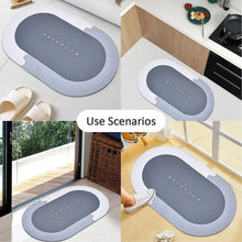 Super Absorbent Floor Mat, Bath Mat, Soft Carpet, Slip - Resistant Bathing Room Rug Floor Door Mat, Instant Drying Mat, Bathroom Rug, Absorbent Bath Mat - Justgrabit Inc.