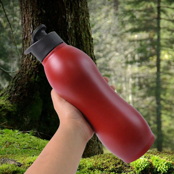 Stainless Steel Water Bottle (1000ML / Mix Colour / 1 Pc / Matte) - Justgrabit Inc.