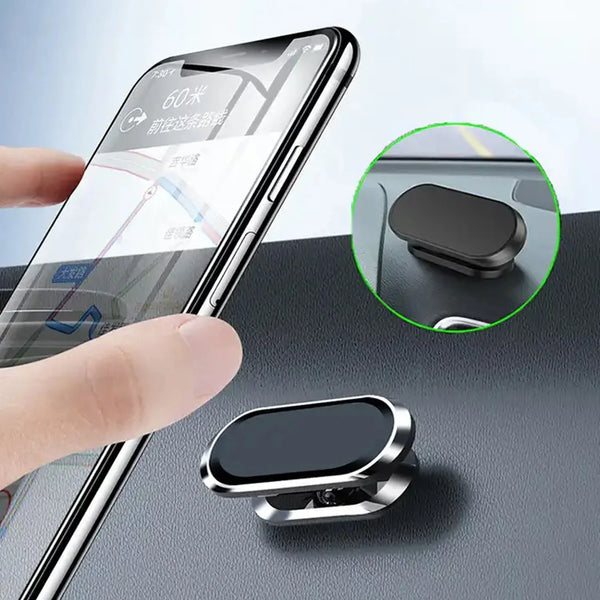 Magnetic Phone Mount/Holder for Car, Super Strong Magnet Universal Car Mount, Dashboard 360° Rotation for Car, Desk, Office, Home & Kitchen for All Smart phones (1 Pc) - Justgrabit Inc.