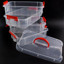 4 - Layer Transparent Multipurpose Plastic Storage Box - Justgrabit Inc.