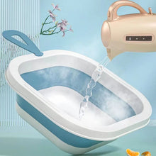 Space - Saving Foldable Baby Wash Basin, Lightweight & Easy to Clean for Home (28×28 Cm) - Justgrabit Inc.