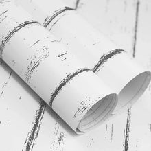 White Wood Grain Self - Adhesive Wallpaper 45 cm x 10 meter (1 Pc) - justgrabit.in | Just Grab It