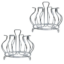 Stainless Steel Glass Holder Glass Hanging Organizer for Kitchen Bars Pubs (MOQ : - 2 Pc) - Justgrabit Inc.