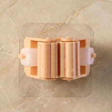 Wall Mounted Self - Adhesive Mop and Broom Holder (1 Pc) - justgrabit.in | Just Grab It