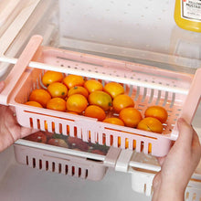 Expandable Adjustable Multipurpose Fridge Storage Basket (1 Pc) - justgrabit.in | Just Grab It