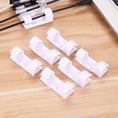 Plastic Cable Clips – Strong Adhesive Wire Organizer for Home, Office & Car (20 Pcs) - Justgrabit Inc.