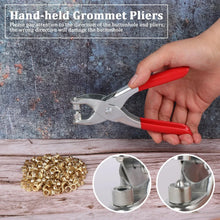 Grommet Setting Tool with 25 PCS Gold Eyelets Grommets Steel Hole Punch Setter Kit for Leather, Canvas, All Fabrics Men and Women Clothes, Shoes, Belts, Crafts - Justgrabit Inc.