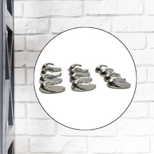 Plastic Multipurpose Wall hanging hook (12 Pcs Set / Mix Design) - Justgrabit Inc.