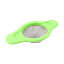 Supermom Stainless Steel Mesh Strainer with Dual Handle Plastic Frame (1 Pc) - justgrabit.in | Just Grab It