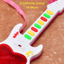 Battery Operated Musical Instruments Mini Guitar Toys and Light for 3+Years Old Kids - justgrabit.in | Just Grab It