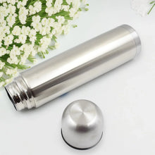 Vacuum Flask Without Cover, 18/8 Stainless Steel | Hot and Cold Water Bottle with Push - Down Lid | Double Walled Stainless Steel Bottle for Travel, Home, Office, School, Picnic (1000 ML / Without Cover) - Justgrabit Inc.