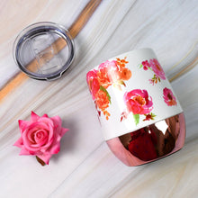 Stainless Steel Vacuum Insulated Mug with Lid, Tumbler (1 Pc / Mix Design & Color) - justgrabit.in | Just Grab It