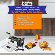 Orbit Heavy Duty 2000W Deep Fryer with 3.5 Litre Oil Capacity - justgrabit.in | Just Grab It