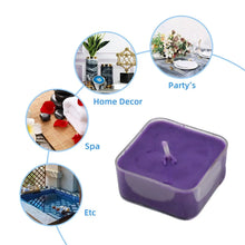 Smokeless Scented Acrylic Lavender Tealight Candles | Scented Acrylic Tealight Candle Set of 1 for Home Decoration and Celebrations | Long Burning Time Candle, Diwali (1 Pc / Mix Color) - Justgrabit Inc.
