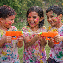 Mini Plastic Holi Pichkari Water Gun Toy for Kids (1 Pc, Mix Design) - justgrabit.in | Just Grab It