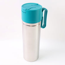 Supermom Stainless Steel Fresh Oil Pourer Bottle with Flip Lid and Handle Approx 1000ML (1 Pc) - justgrabit.in | Just Grab It