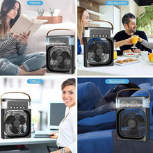 Portable Air Conditioner Fan - Personal Desk Cooling Fan (Battery Not Included) - justgrabit.in | Just Grab It