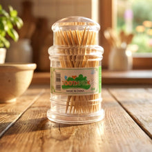 Premium Wooden Toothpick Jar Pack (1 Set) - justgrabit.in | Just Grab It