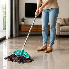 Premium Cotton Yarn Floor Cleaning Mop with Long Handle (1 Pc) - Justgrabit Inc.